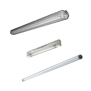 TL en LED armaturen opbouw